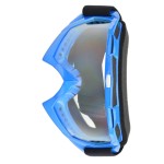 Ski / Snowboard and Other sports goggles, unisex, universal size, blue frame - transparent lens, O1ALT
